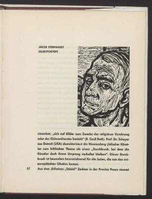 Jakob Steinhardt Selbstporträt