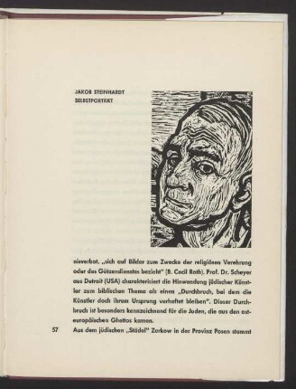 Jakob Steinhardt Selbstporträt