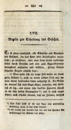 LVII. Regeln zur Erhaltung des Gesichts