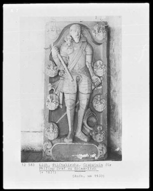 Grabmal für Philipp Graf zu Solms-Lich (gestorben 1631)