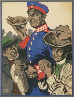 Volksfest Pasing. 8.-17. August 1908