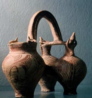Kompositgefäß : Agios Nikolaos (Kreta), Archäologisches Museum. Kompositgefäß aus Pano Zakros