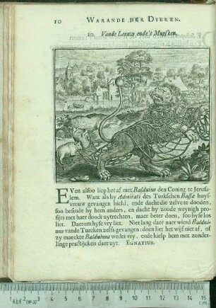 10. Vande Leeuw ende 't Muysken.