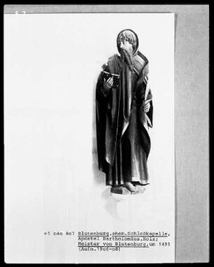 Die zwölf Apostel mit Schmerzensmann und Maria — Der Apostel Bartholomäus