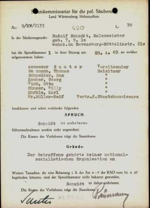 Schmidt, Rudolf