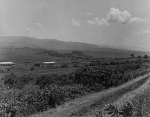 Blick auf Gondar : Blick auf die Stadt Gondar von einer Anhöhe aus