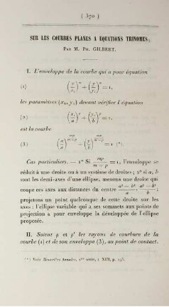 Sur les courbes planes a équations trinomes.