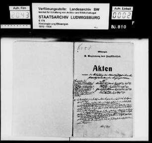 Staatsaufsicht über die anerkannten Kongregationen, Allgemeines