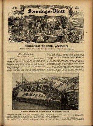 Ausgabe vom Sonntag, den 28. Juli 1912.