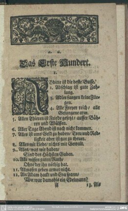 Das Erste Hundert