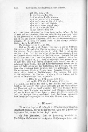 4. Mundart.