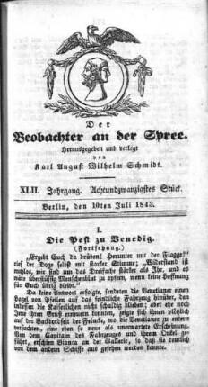 28. Stueck, 10. Juli 1843