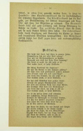 Westfalia [Gedicht]