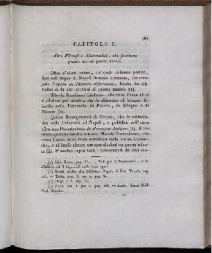 Capitolo II. Altri Filosofi e Matematici.