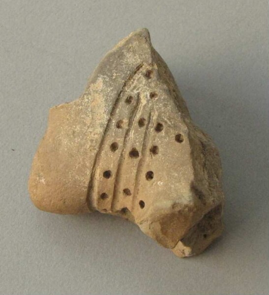 Pottery vessel decoration (fragment)