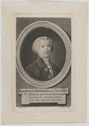 Bildnis des Franciscus Rudolphus a Grossing