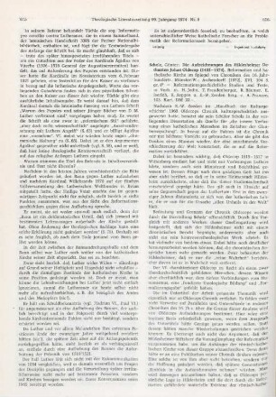 616-617 [Rezension] Scholz, Günter, Die Aufzeichnungen des Hildesheimer Dechanten Johan Oldecop (1493 - 1574)