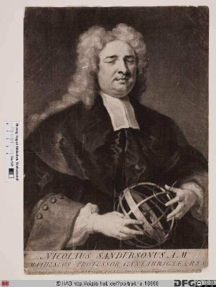 Bildnis Nicholas Sanderson (Saunderson)