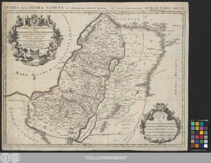 Iudæa seu Terra Sancta quæ Hebræorum sive Israelitarum in suas duodecim Tribus divisa secretis ab invicem Regnis Iuda et Israel : expressis insuper sex ultimi termporis ejusdem Terræ Provincijs : vel Geographiæ Sacræ ex V: et N: Testamento desumtæ Tabula, in qua Terra Promissa in Suas Tribus, Partesque divisa