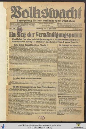 Nr. 149-175 (Juli 1930)