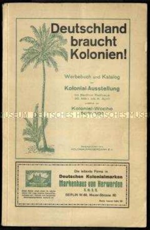 Katalog zur Kolonialausstellung in Berlin 1925