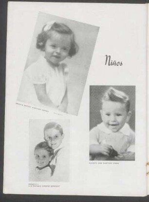 Niños : [Fotografías de] Martha Dupont Martínez Correa [y] Alberto José Martínez Gomez [y] Roberto y Luis Enrique Gimenez Sorhouet