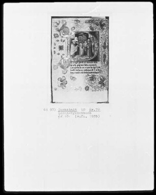 Lochner-Gebetbuch / Deutsches Gebetbuch — Darstellung im Tempel, Folio 56verso