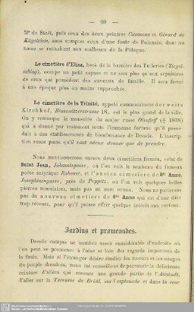 Jardins et promenades