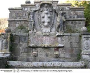 Brunnen mit dem Medici-Wappen