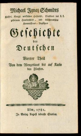 Theil 4: Von dem Wenzeslaus bis auf Karln den Fünften
