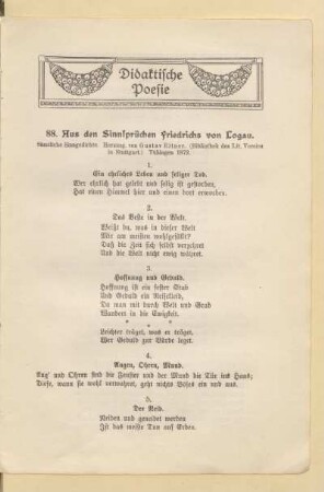 Didaktische Poesie