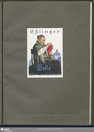 Eßlinger Wolle Plakat