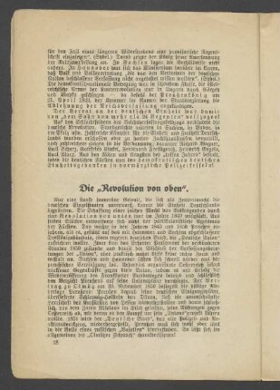 Die "Revolution von oben"