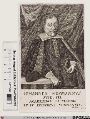 Bildnis Johann Hoffmann