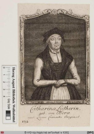 Bildnis Catharina Luther, geb. von Bora
