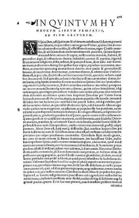 IN QVINTVM HYMNORVM LIBRVM