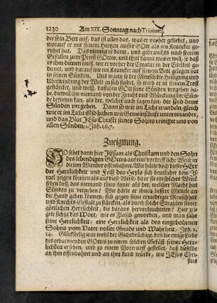 1230-1235, Zueignung