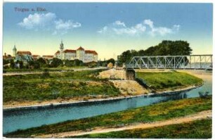 Torgau. Schloss und Brücke