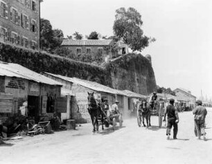 Korfu, Straße am Hafen