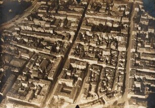 Seeburgviertel in Leipzig : Blickrichtung Nordwesten zum Roßplatz