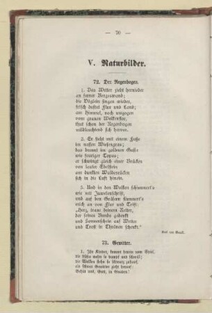 V. Naturbilder