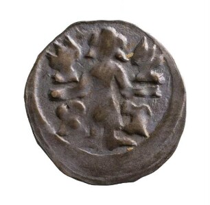 Münze, Pfennig, um 1360 (1323-1373)