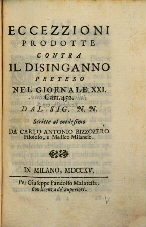 Osservazioni sopra la relazione fatta del suo opuscolo intitulato Riflessioni
