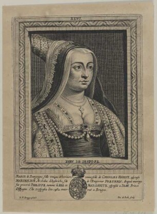 Bildnis der Maria de Bourgoigne
