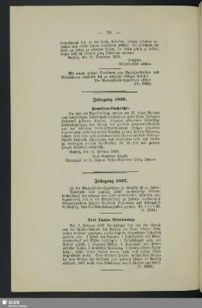 Jahrgang 1826