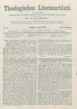 170-172 [Rezension] Hoennicke, Gustav, Das Judenchristentum im ersten und zweiten Jahrhundert