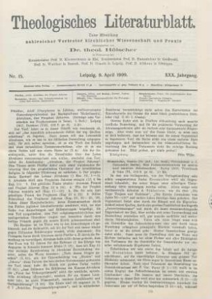 170-172 [Rezension] Hoennicke, Gustav, Das Judenchristentum im ersten und zweiten Jahrhundert