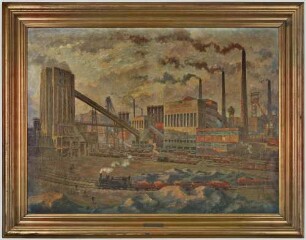 Ölgemälde, Zeche Robert Müser (Arbeitstitel montan.dok)