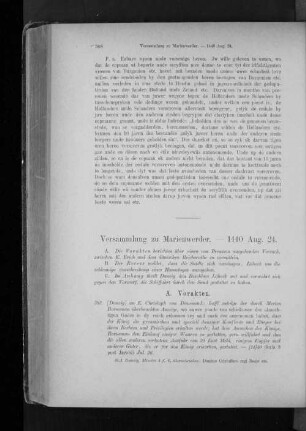 Versammlung zu Marienwerder. - 1440 Aug. 24.