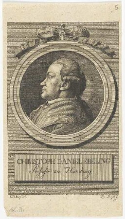 Bildnis des Christoph Daniel Ebeling